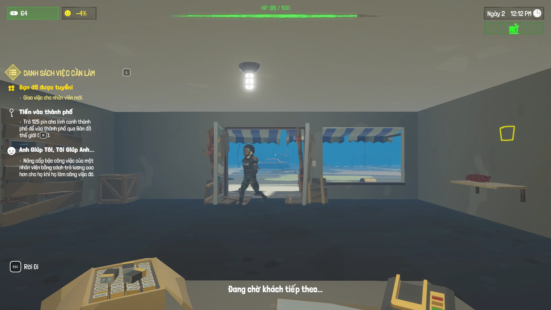the walking trade